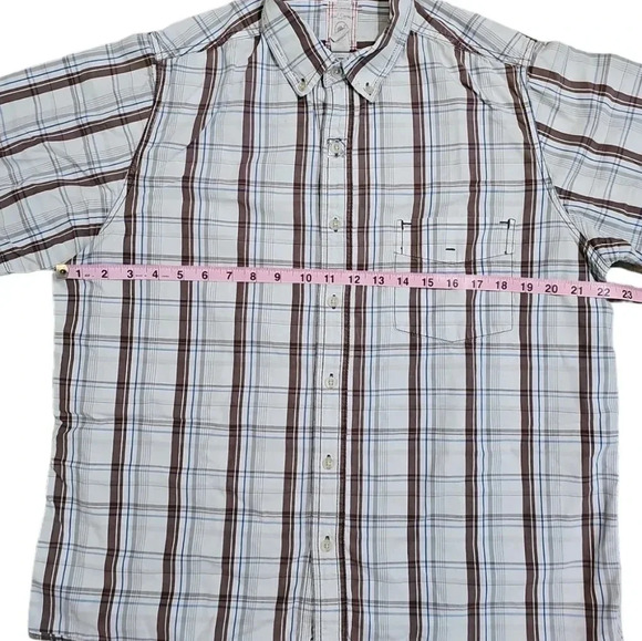 Red Camel Large Vintage 90s Y2K Buckle Western Cowboy Short Sleeve Button Shirt - Picture 5 of 6